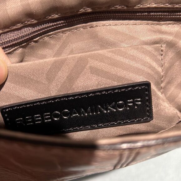 Rebecca Minkoff‎ | Vanity Saddle Bag Almond Leather C9 - Picture 11 of 12